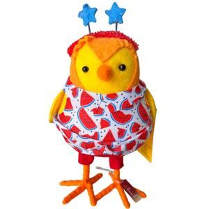 Target Sun Squad Featherly Friends Spritz 2023 Patriotic Felt Bird Mellie